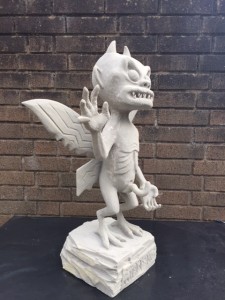 Gargoyle sculpture we created for Gorillaz