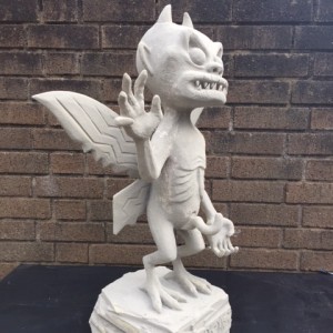 Gargoyle sculpture we created for Gorillaz