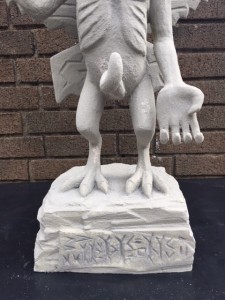 Gargoyle sculpture we created for Gorillaz