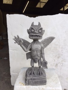 Gargoyle sculpture we created for Gorillaz