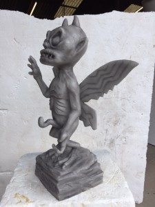 Gargoyle sculpture we created for Gorillaz