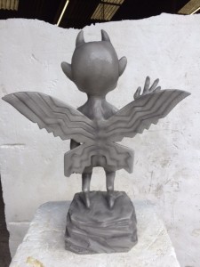 Gargoyle sculpture we created for Gorillaz