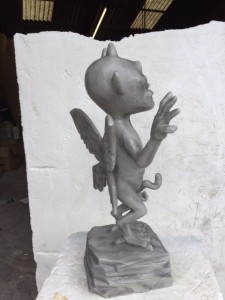 Gargoyle sculpture we created for Gorillaz