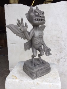 Gargoyle sculpture we created for Gorillaz