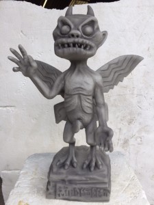 Gargoyle sculpture we created for Gorillaz