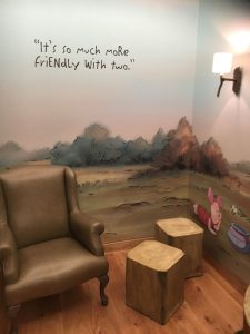 Westfield shopping centre Disney family room props