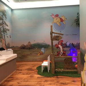 Westfield shopping centre Disney family room props