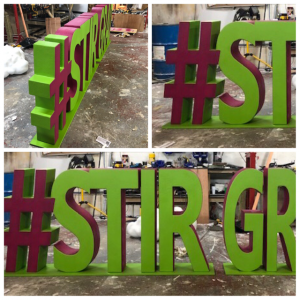 Large 3d letters graduation prop #stirgrad