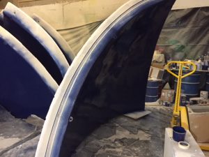 Themed igloo and penguins events stand
