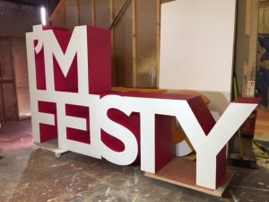 large 3d letters