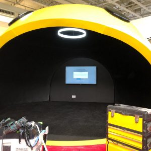 Custom build Pacman exhibiton stand