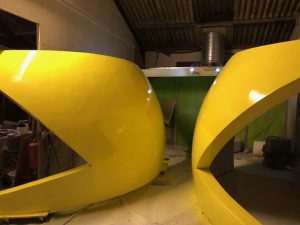 Custom build Pacman exhibiton stand