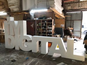 Im digital large letters prop