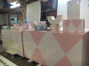 Pattern shapes and plinths