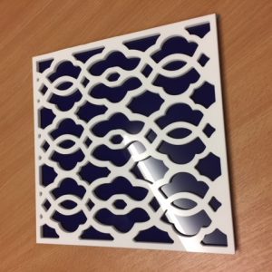 CNC routed custom tile