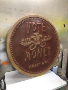 large coin prop