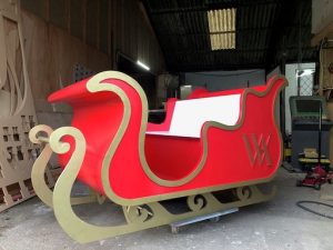 Waldorf Astoria Christmas sleigh